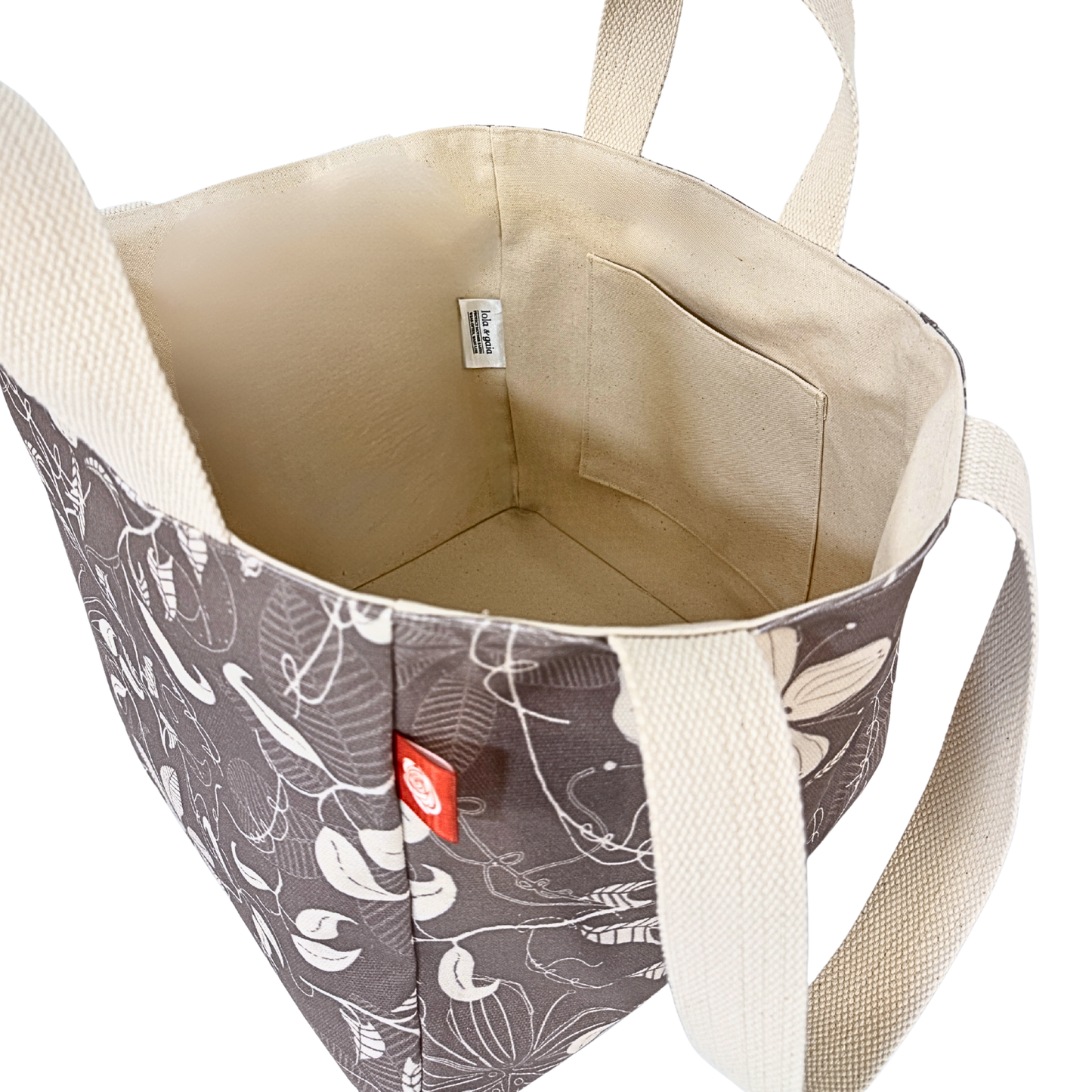 The EVERYWAY Market Tote, Wildflower in Mushroom