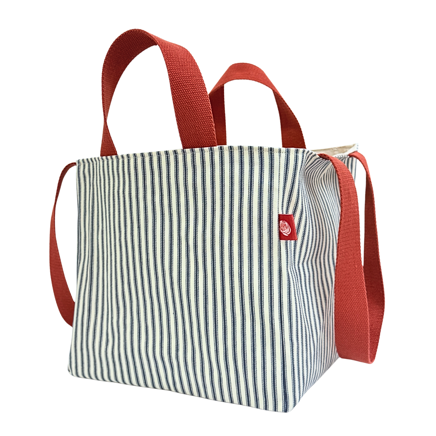 The EVERYWAY Market Tote, Classic Stripe Ticking