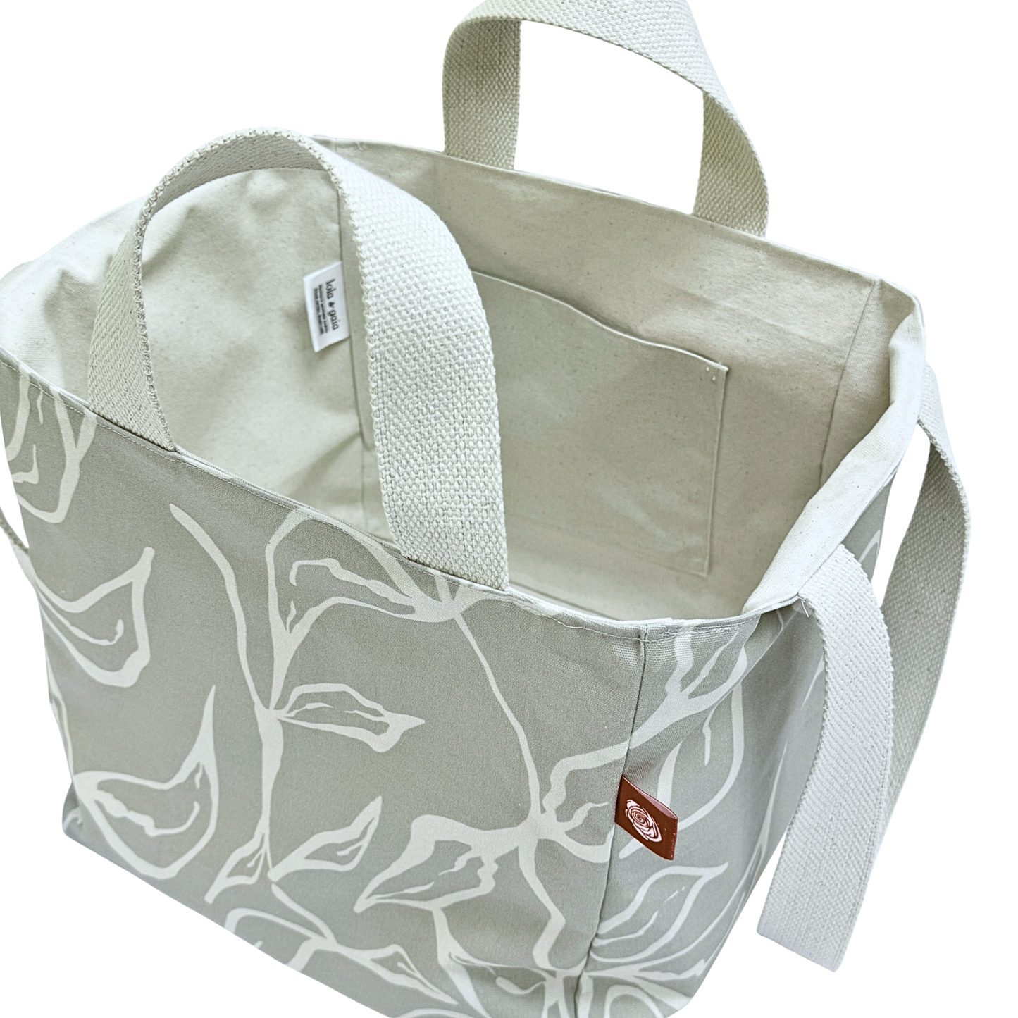 The EVERYWAY Market Tote, Basil in Moss