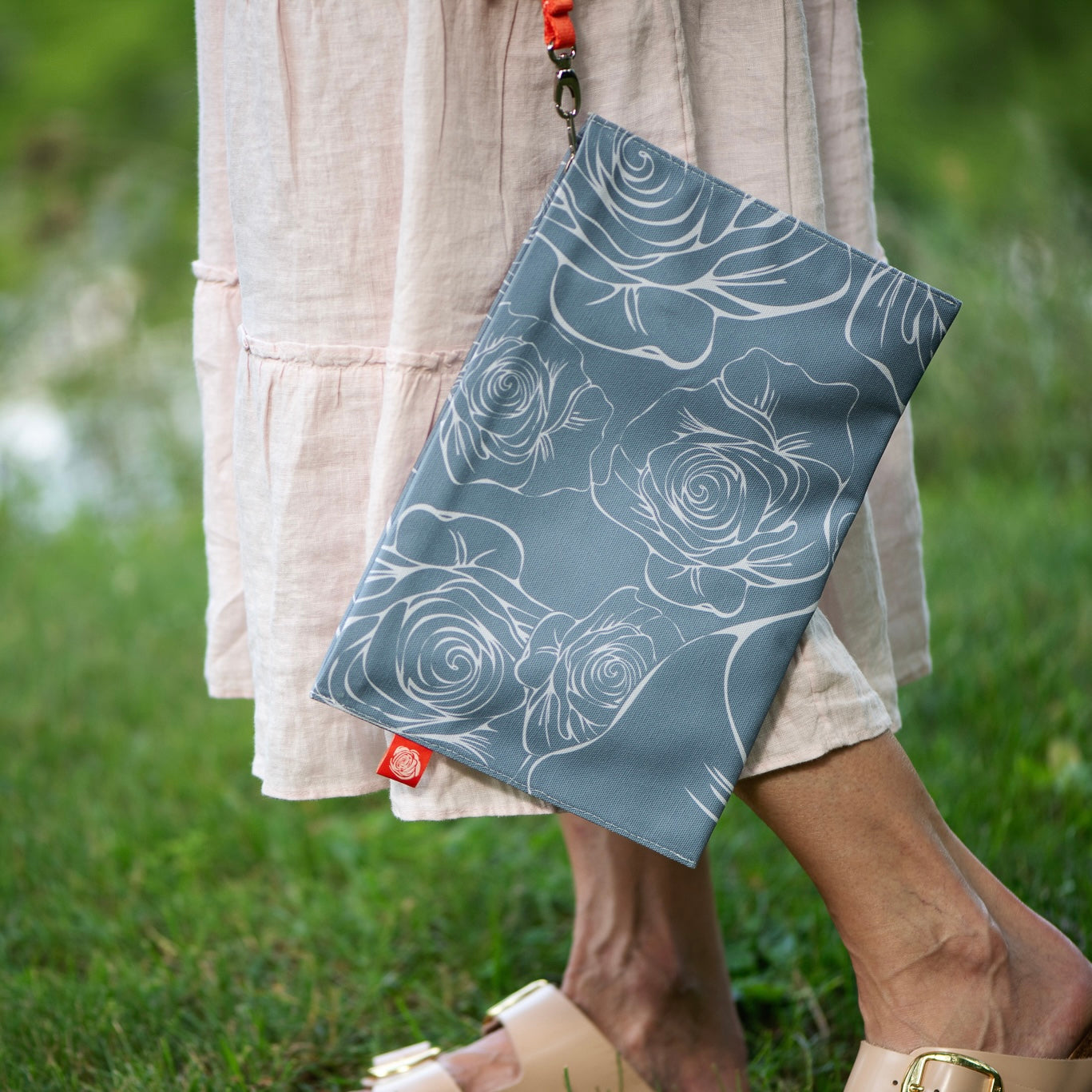 Gallica Canvas Clutch, Bering Sea