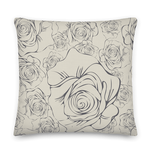  Gallica Pillow, Arctic Poppy front view