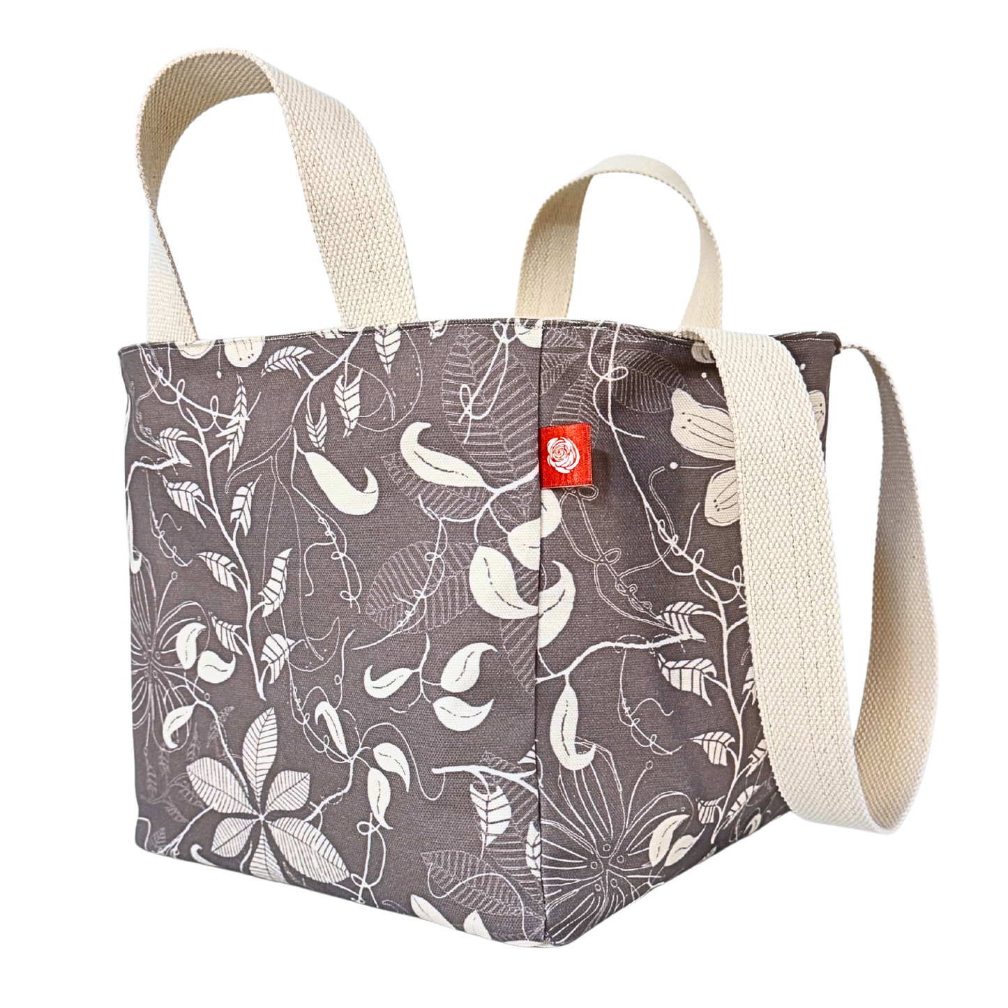The EVERYWAY Market Tote, Wildflower in Mushroom