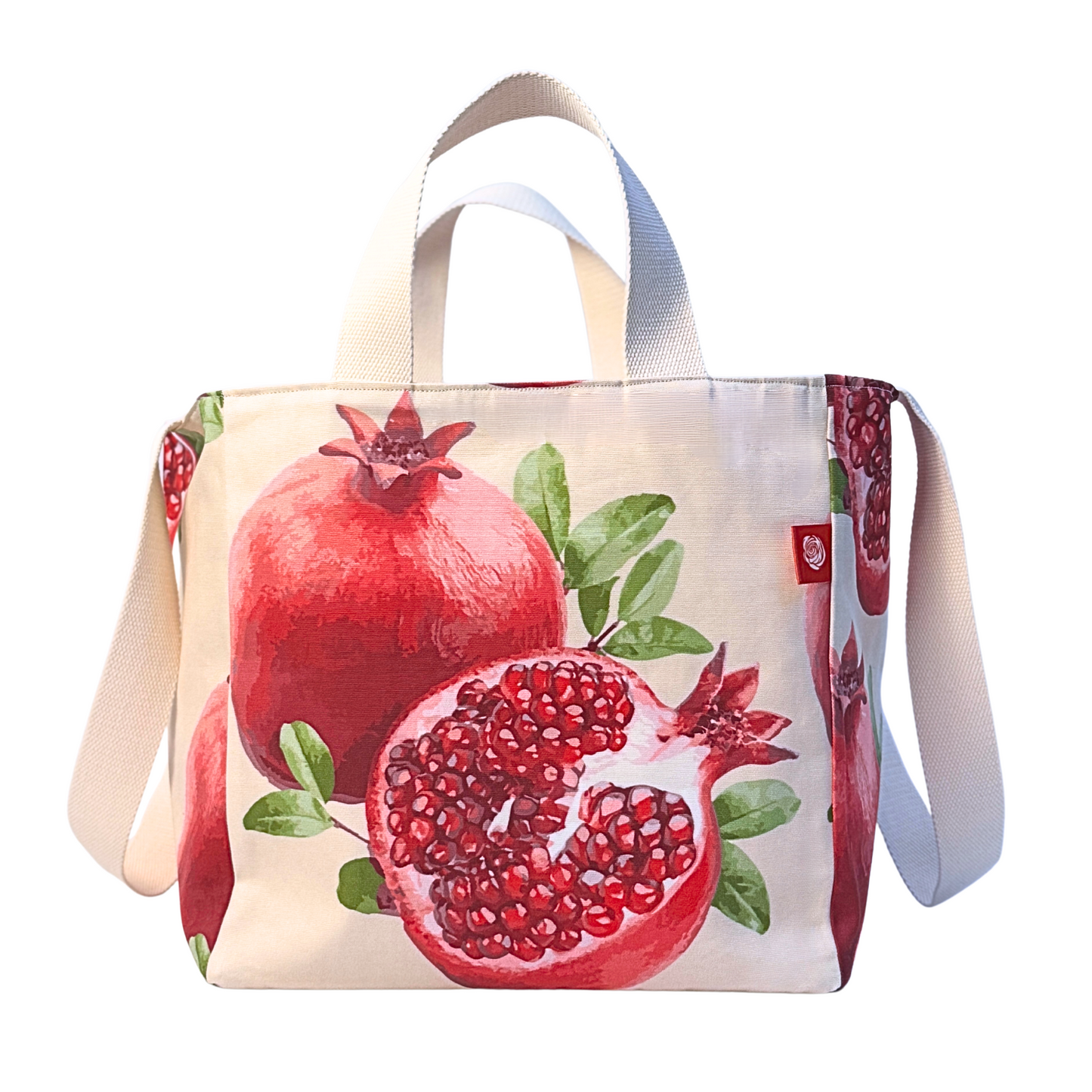 The EVERYWAY Market Tote, Pomegranate