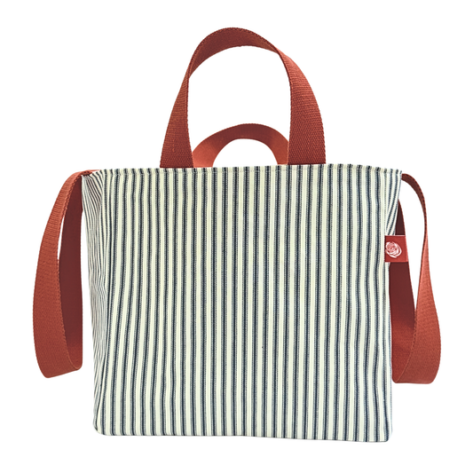 The EVERYWAY Market Tote, Classic Stripe Ticking