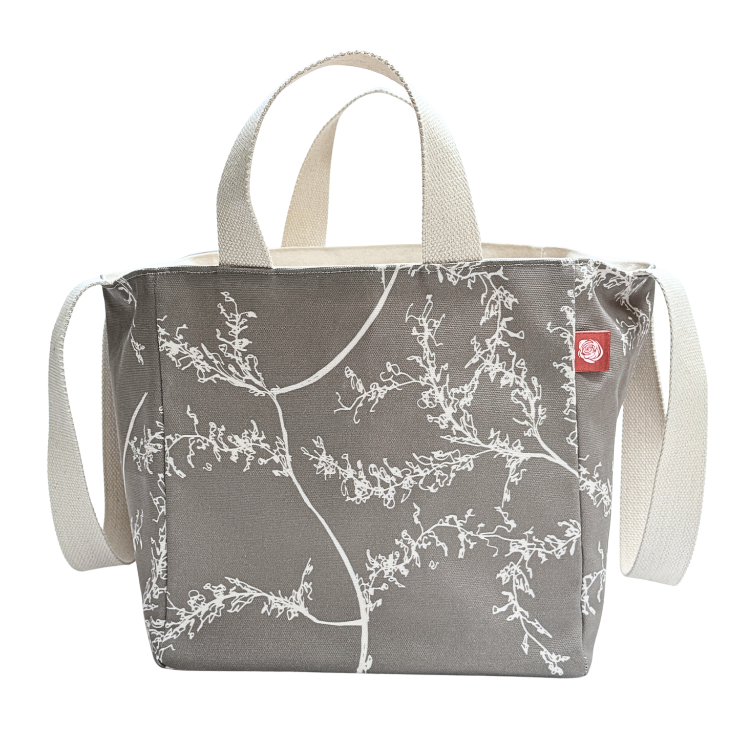 The EVERYWAY Market Tote, Rosemary in Mushroom