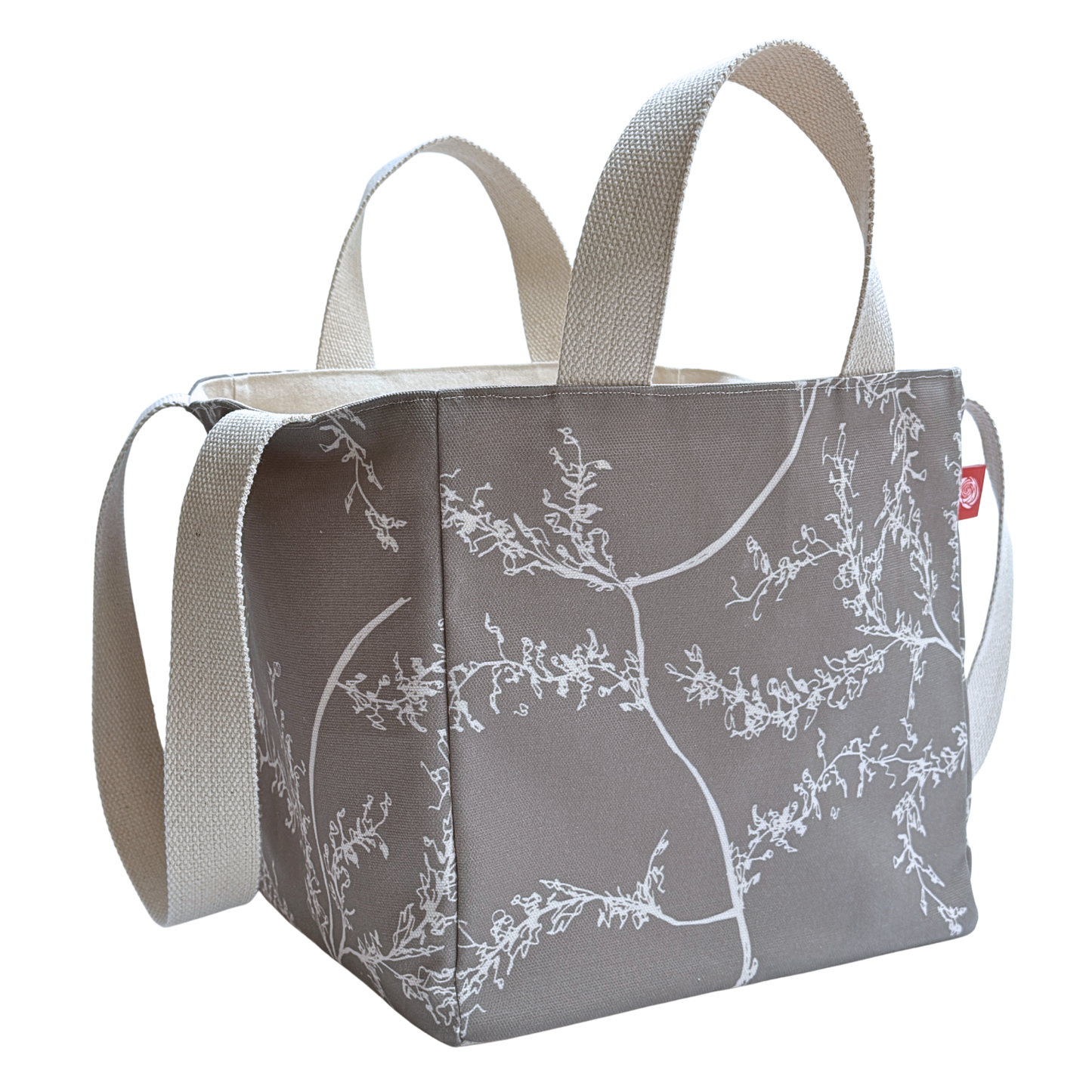 The EVERYWAY Market Tote, Rosemary in Mushroom