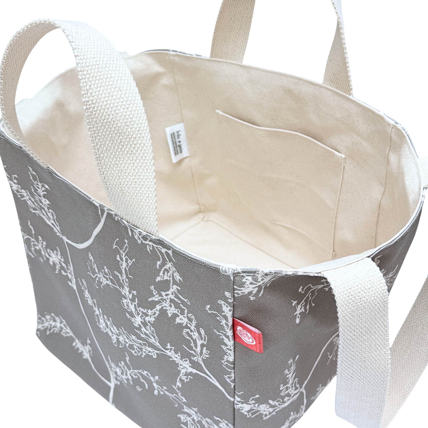The EVERYWAY Market Tote, Rosemary in Mushroom