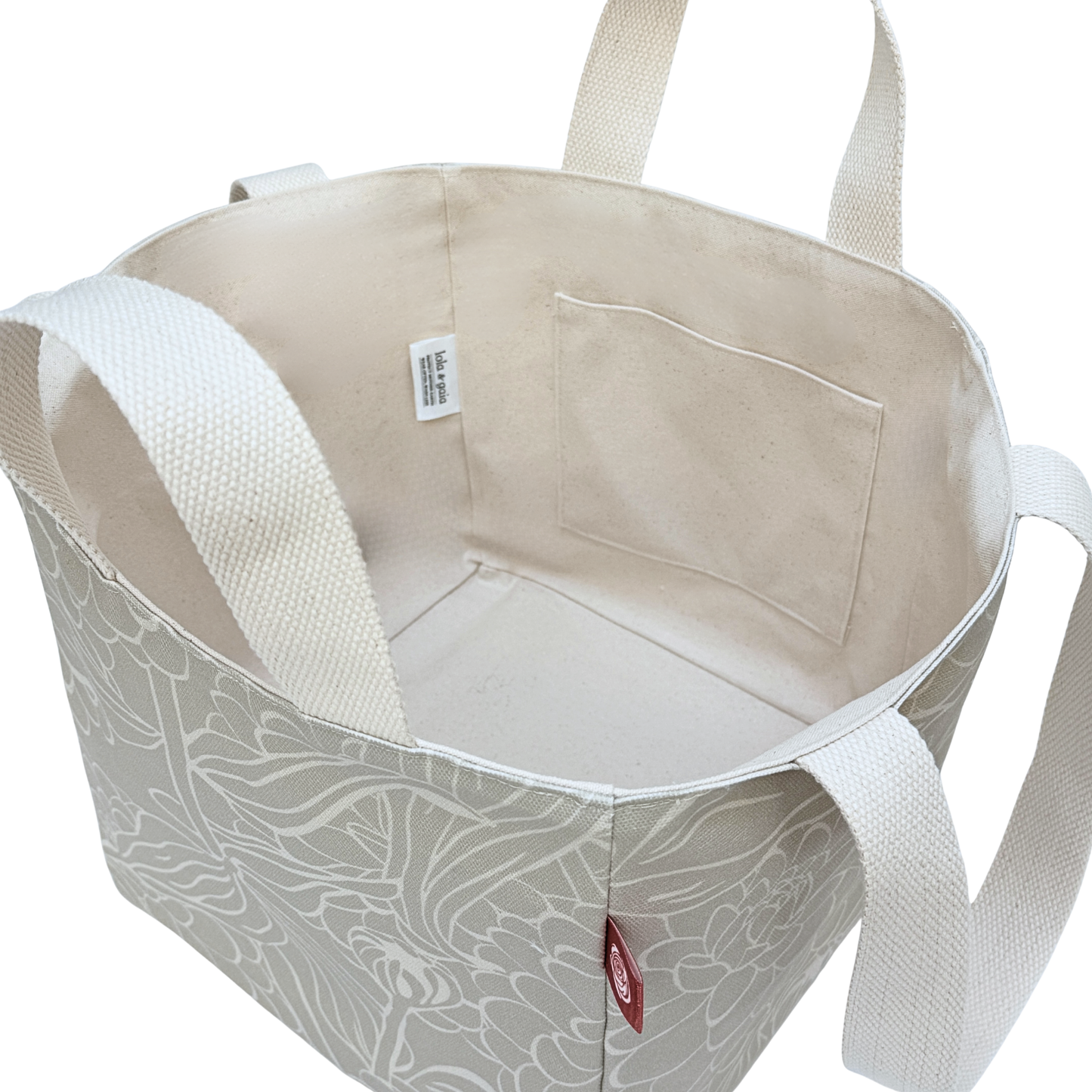 The EVERYWAY Market Tote, Zinnia in Moss Gray