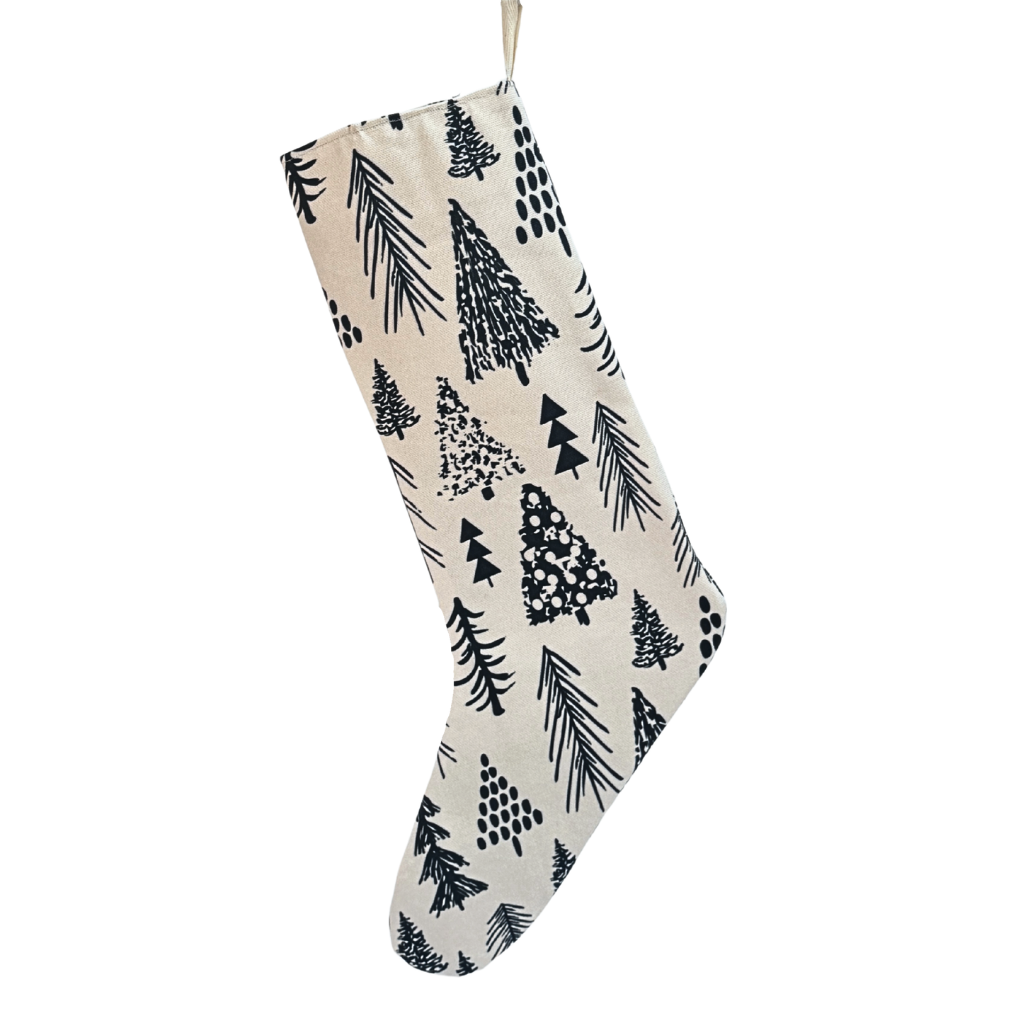 Evergreen Grove Holiday Stocking, Arctic Navy