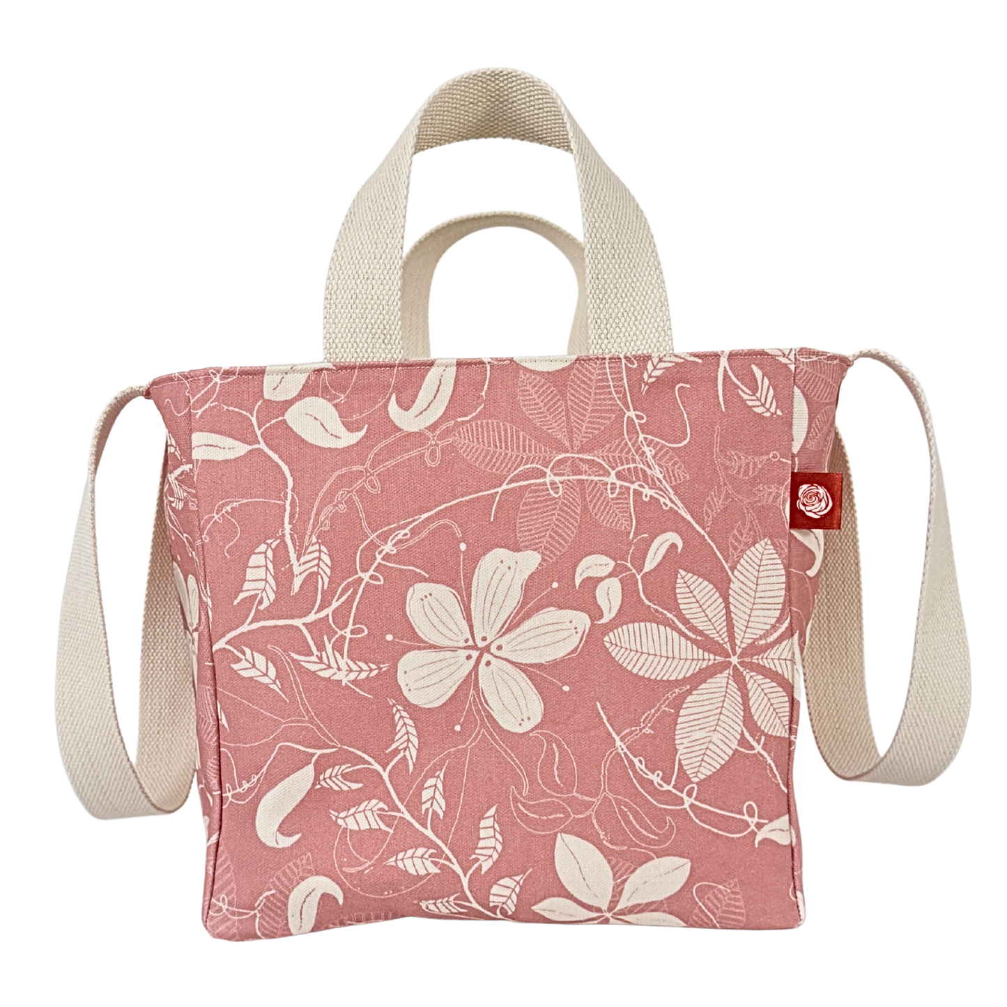The EVERYWAY Market Tote, Wildflower in Ash Rose