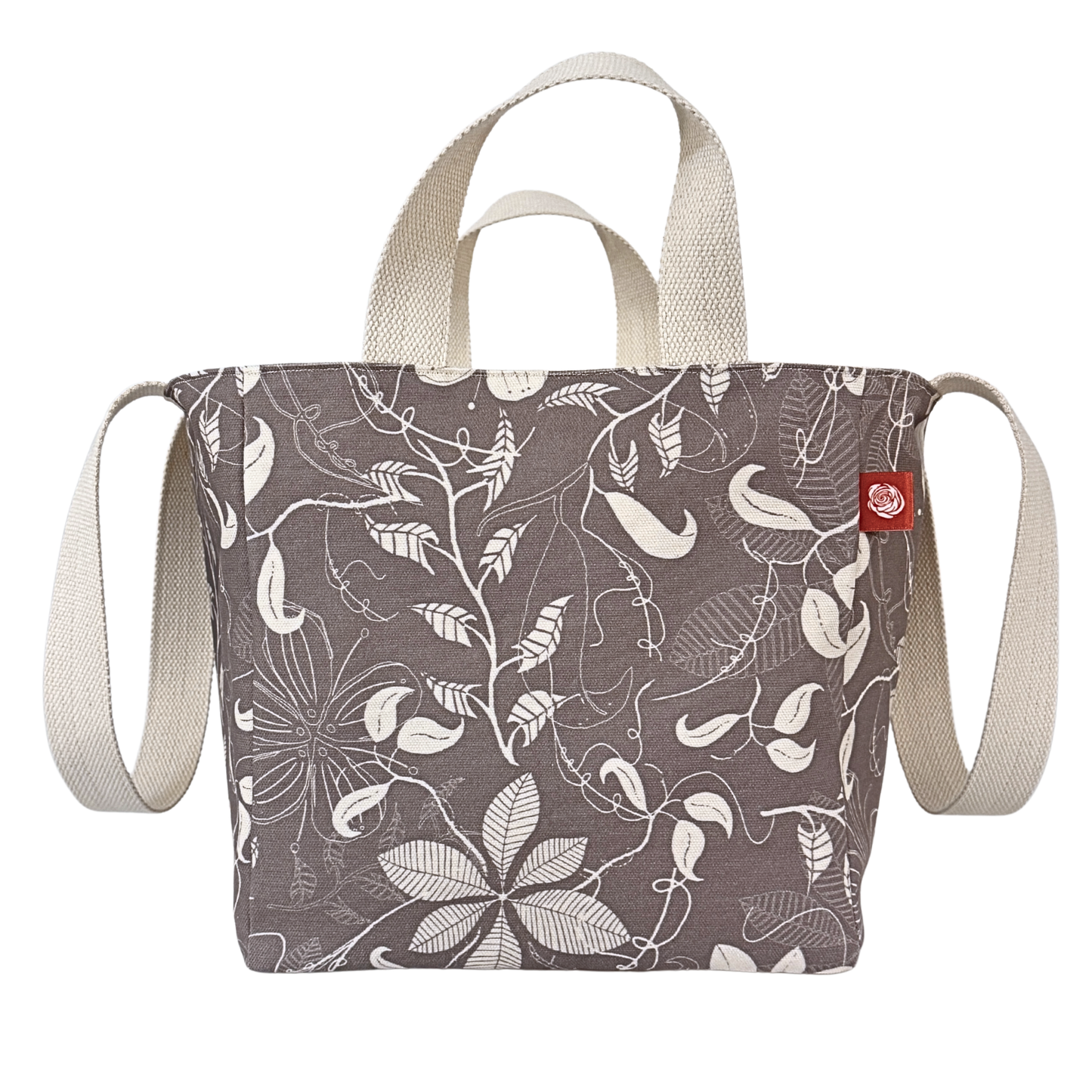 The EVERYWAY Market Tote, Wildflower in Mushroom